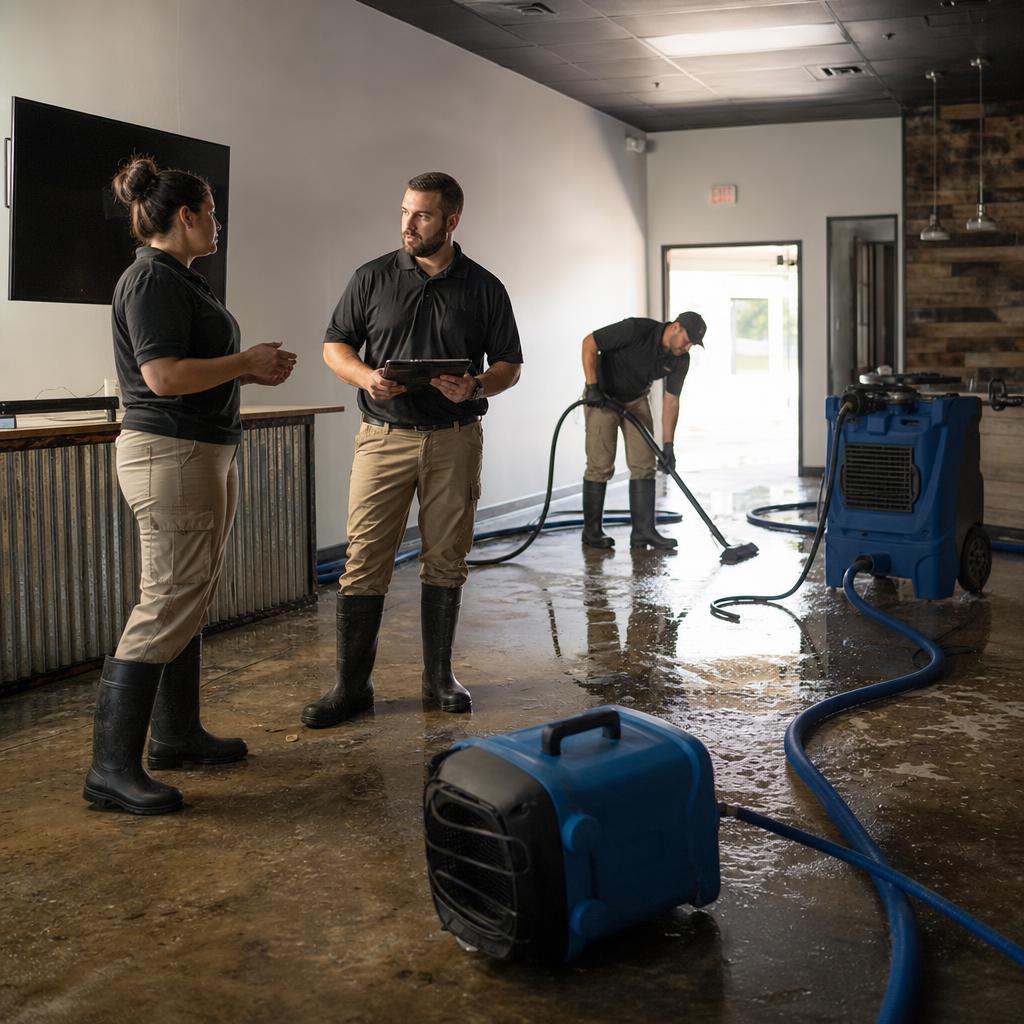 Flood cleanup response by Sewage Damage Cleanup and Restoration Schertz